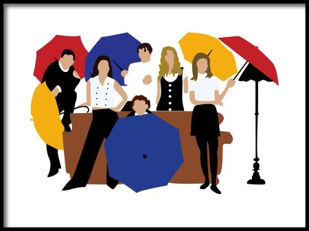 Друзья сериал постер