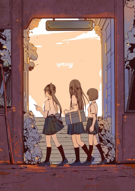 Аниме школьница