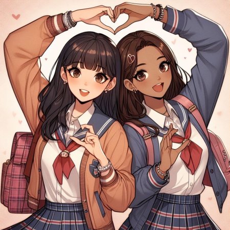 Девушек аниме