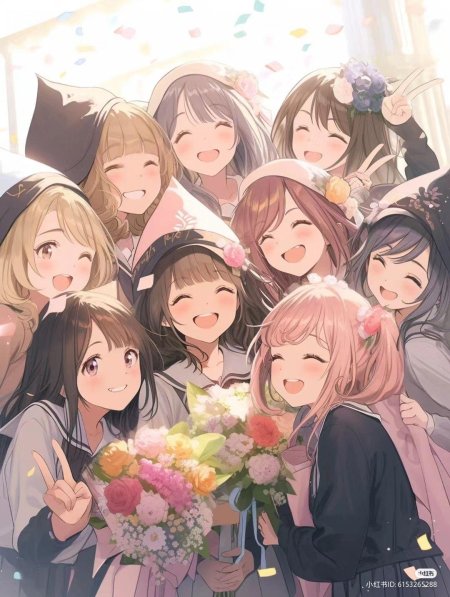 Милая аниме девушка