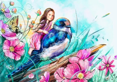 Иллюстрации дюймовочка