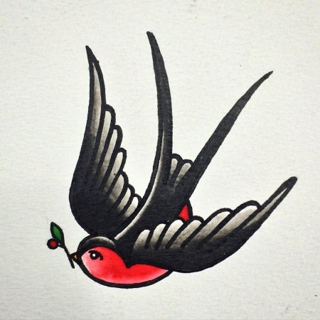 Ласточка олд скул