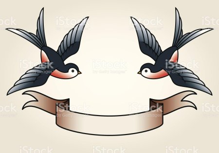 Ласточка эскиз