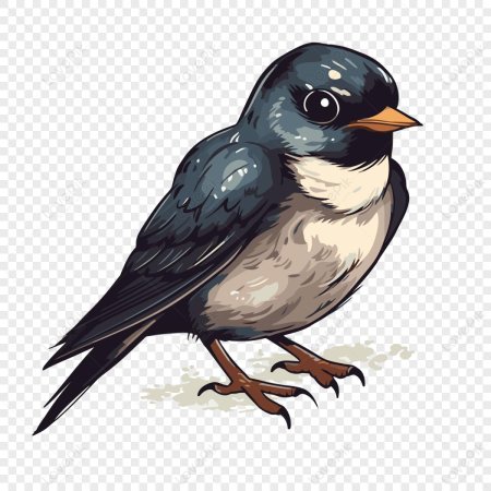 Мультяшная птица