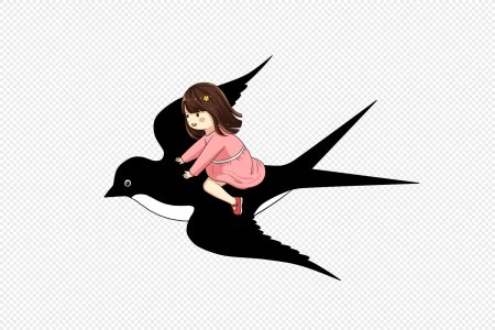 Девушка ласточка