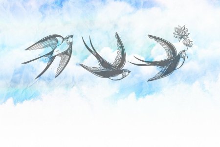 Эскиз ласточка