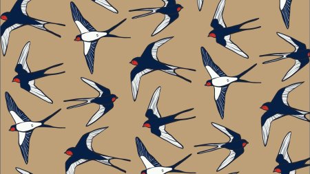 Ласточка в полете