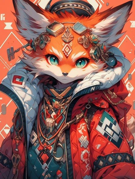 Лиса фурри арт