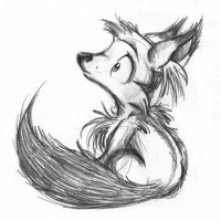 Рисунки карандашом для срисовки лиса