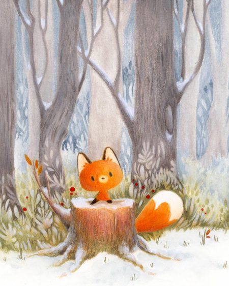 Лиса иллюстрации