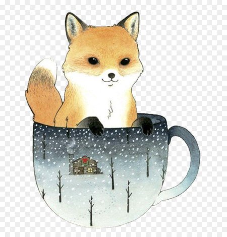 Милые лисички рисунки