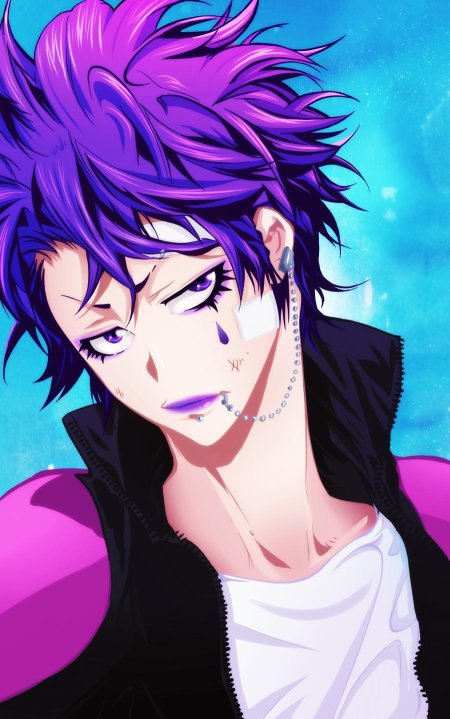 Фиолетовые персонажи аниме