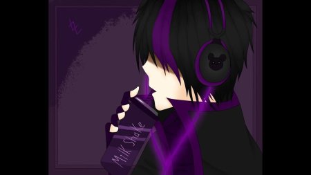 Фиолетовая аниме