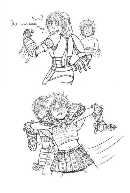 Астрид и иккинг комиксы