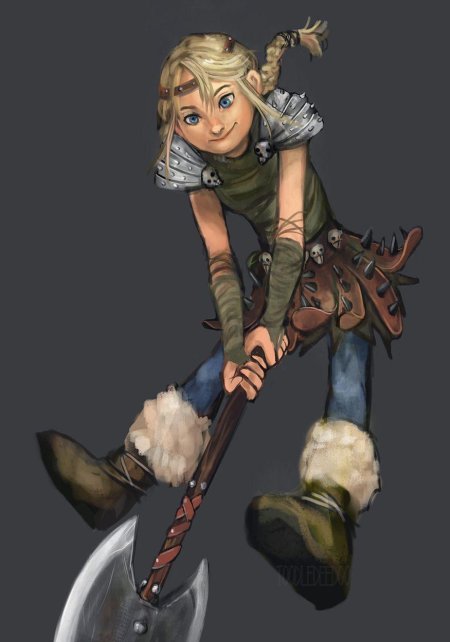 Как приручить дракона астрид хофферсон