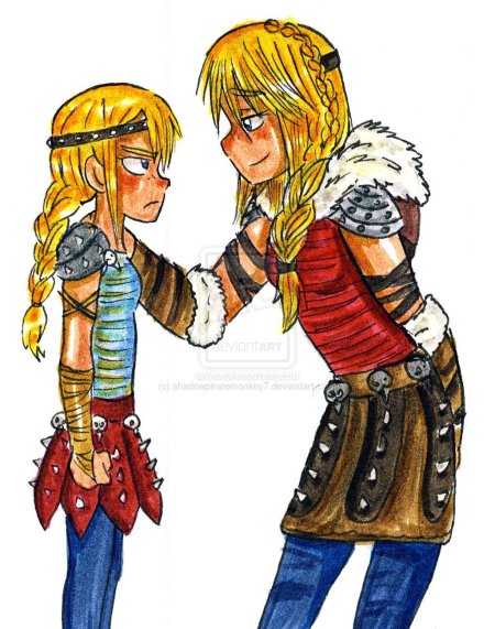 Иккинг и астрид арты