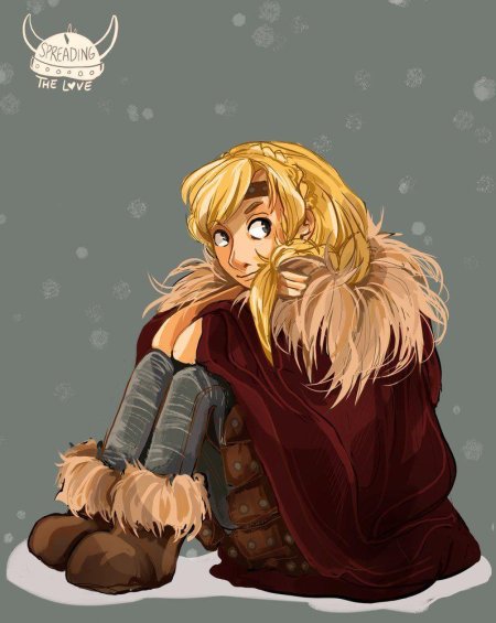 Астрид как приручить дракона арт