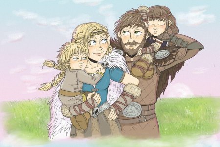 Иккинг и астрид взрослые