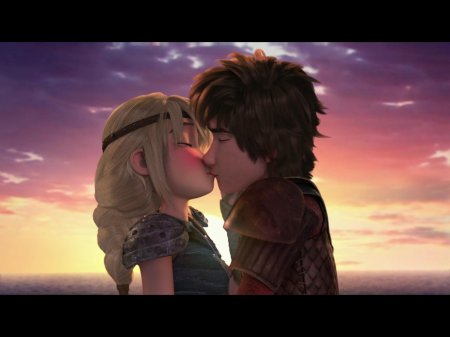 Гонки по краю астрид и иккинг поцелуй