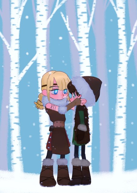 Иккинг и астрид арт