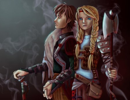 Иккинг и астрид арт