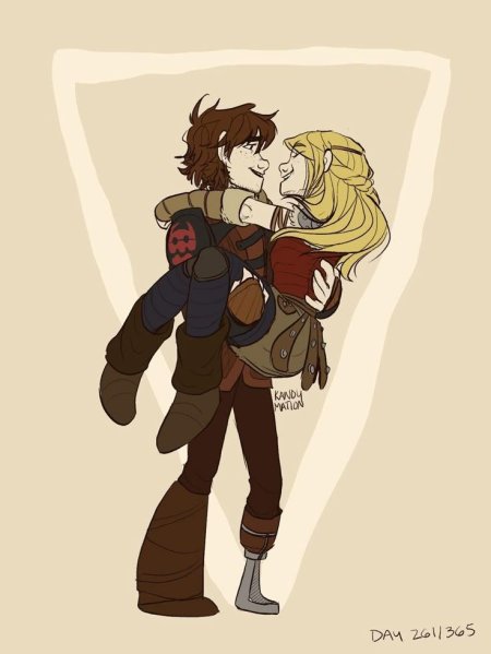 Иккинг и астрид любовь