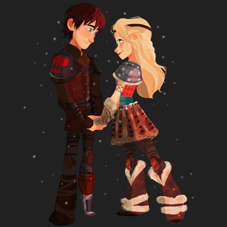 Иккинг и астрид арты