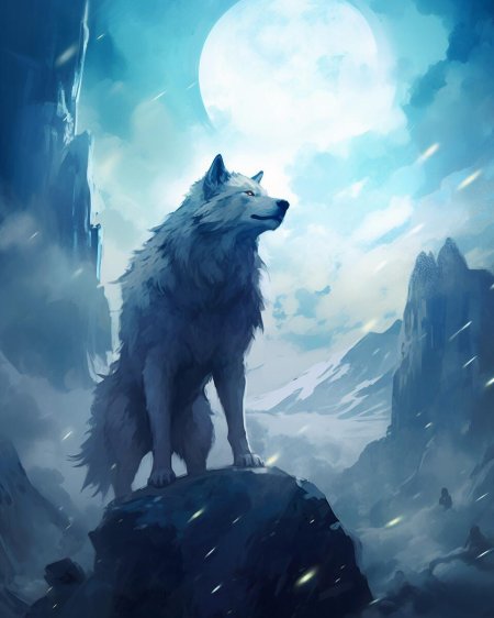 Moon wolf