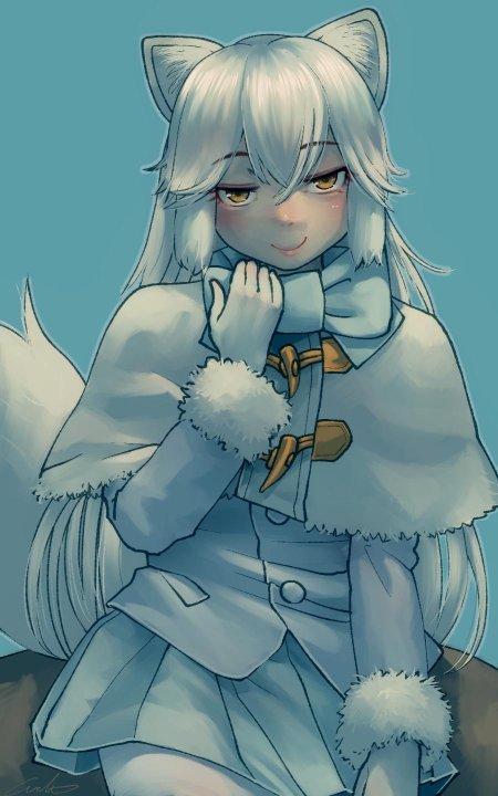 Arctic fox kemono friends