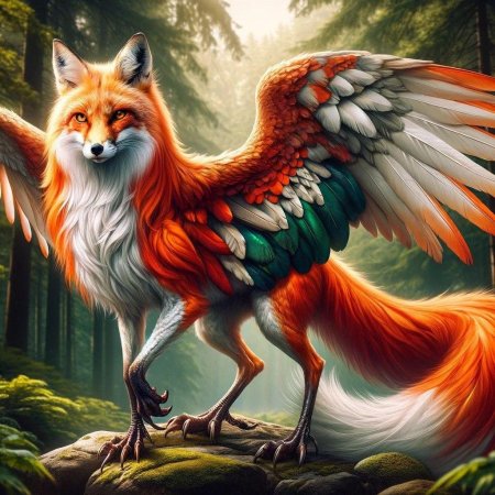 Лиса с крыльями