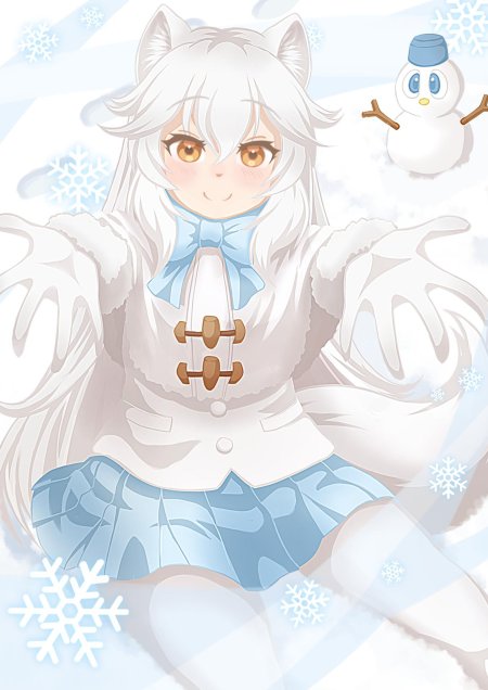 Arctic fox kemono friends