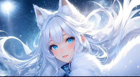 Красивая аниме девушка