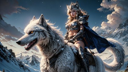 Волк девушка