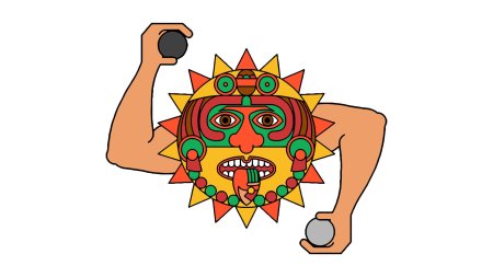 Ацтекский бог солнца