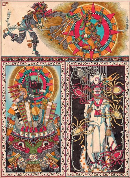 Ацтекский бог шолотль