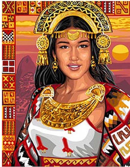 Индейцы ацтеки инки майя девушка