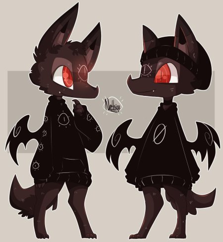 Фурри летучая мышь арт