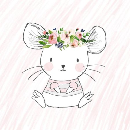 Милые мышки для срисовки