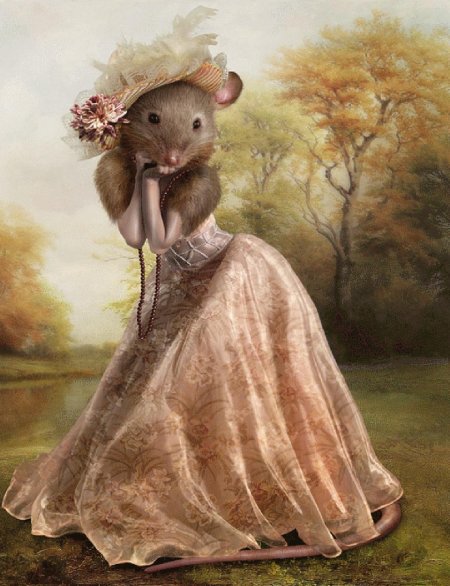 Крыса живопись