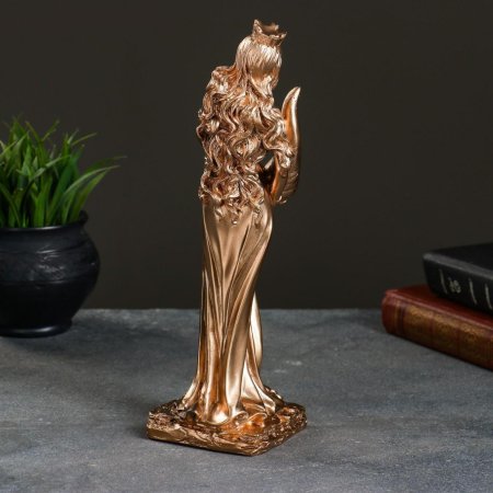 Фигура \ фортуна\ бронза см