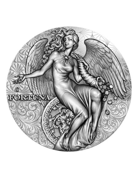 Серебряная монета ниуэ \ богини удачи: тихе и фортуна\