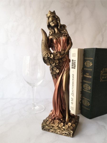Статуэтка фортуна богиня удачи см мраморная