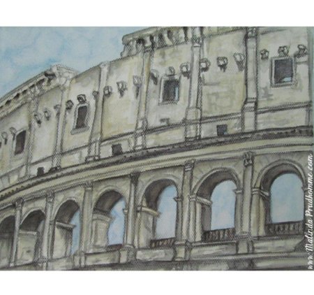 Архитектура древнего рима скетч колизей