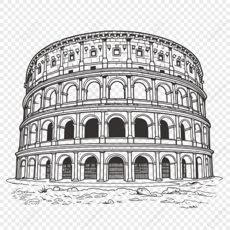 Колизей рим планировка