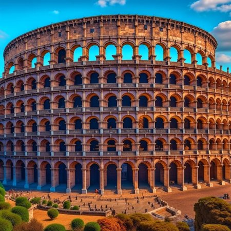 Амфитеатр колизей в италии