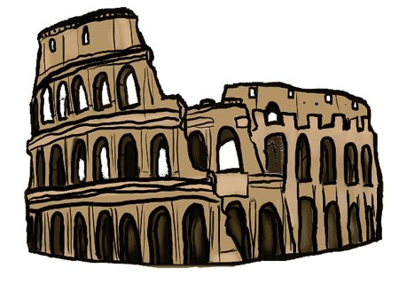 Италия колизей фон