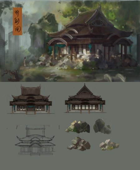 Concept art environment храм