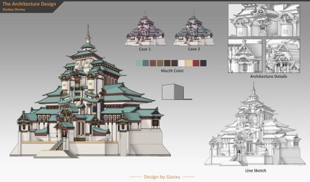 Японское фэнтези архитектура