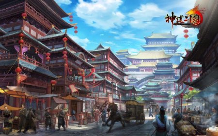 Императорский дворец фэнтези япония