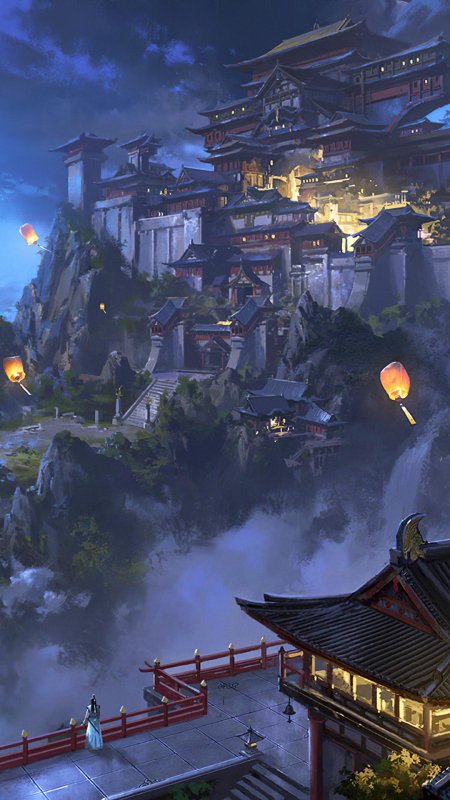 Фэнтези китай пейзажи